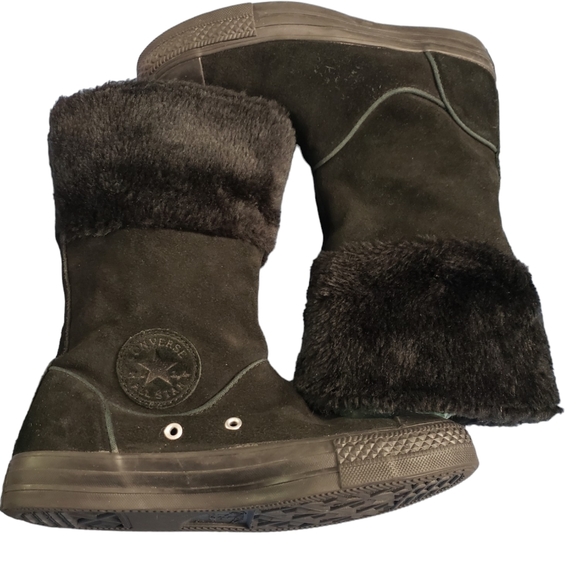 CONVERSE ALL STAR CHUCK TAYLOR "ANDOVER" SUEDE ANKLE SNEAKER BOOT SZ 5 - Picture 4 of 7